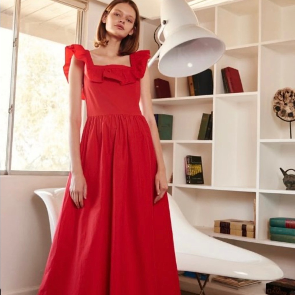 Nika Tang red Chloe dress NWT size 2